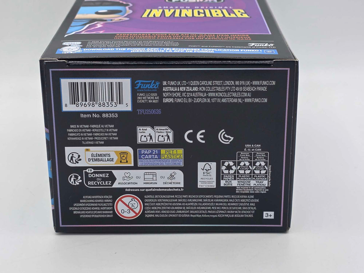 INVINCIBLE (BLUE) | Funko Fusion Pop Games #1098