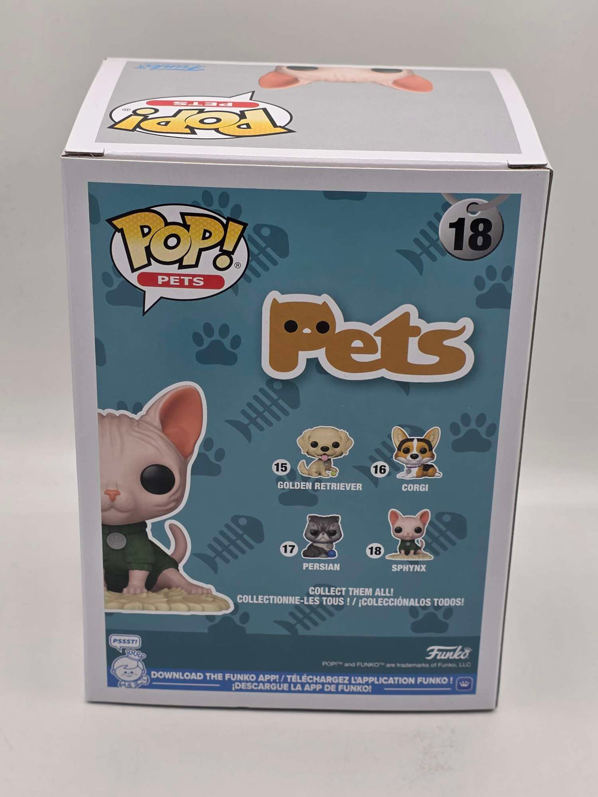 Funko Pop! Pets: Sphynx (with Jumper) #18