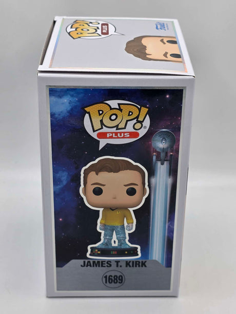Slight Damaged Box | JAMES T. KIRK (TRANSPORTER) | Star Trek | Funko Pop Plus | Glitter #1689