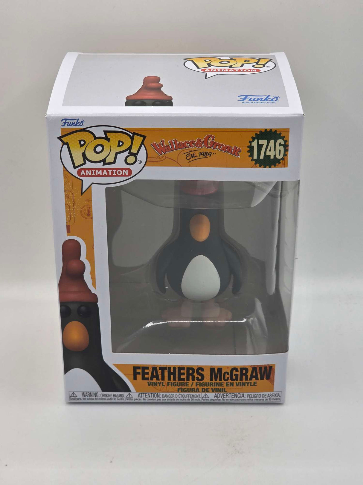 Slight Damaged Box | FEATHERS McGRAW | Wallace & Gromit | Funko Pop Animation #1746