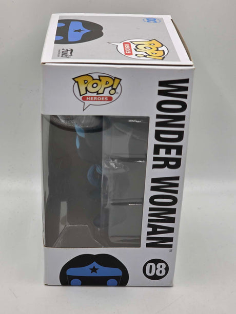 Damaged Box | WONDER WOMAN SILHOUETTE | DC Super Heroes | Funko Pop Heroes #08