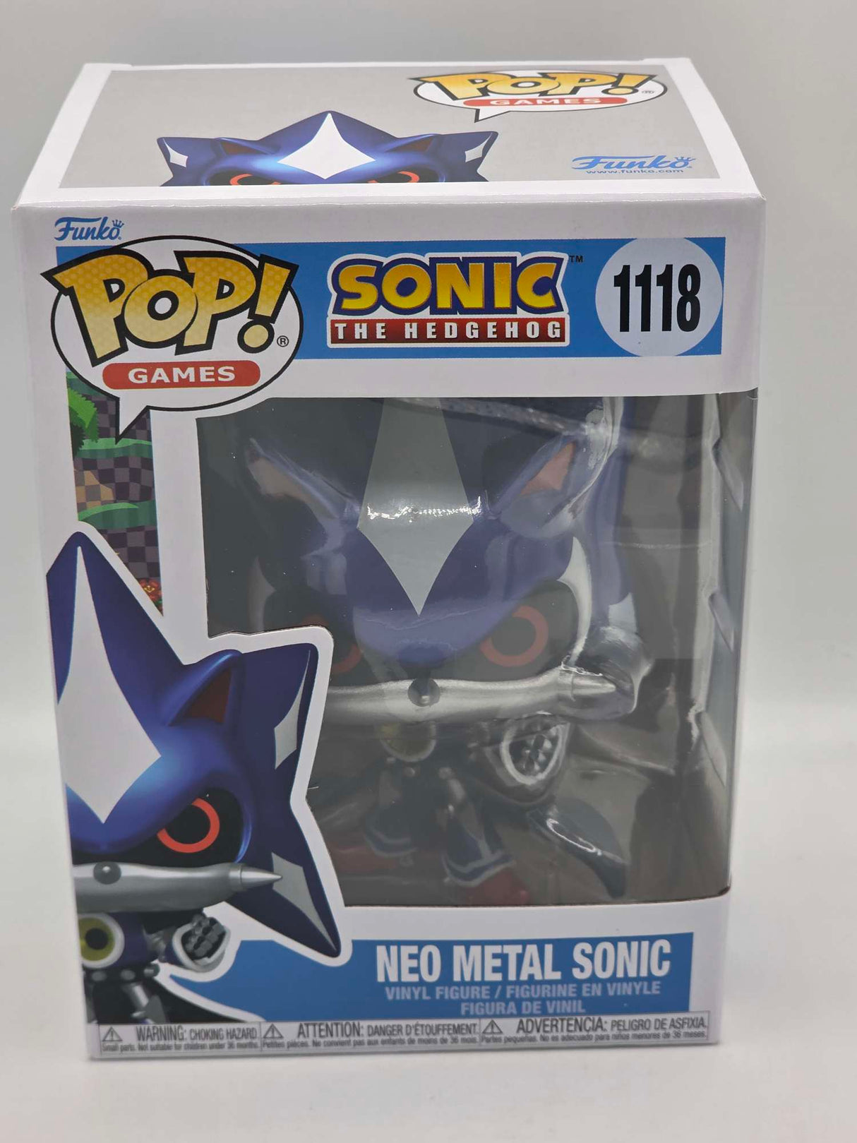 NEO METAL SONIC | Sonic The Hedgehog | Funko Pop Games | Metallic #1118