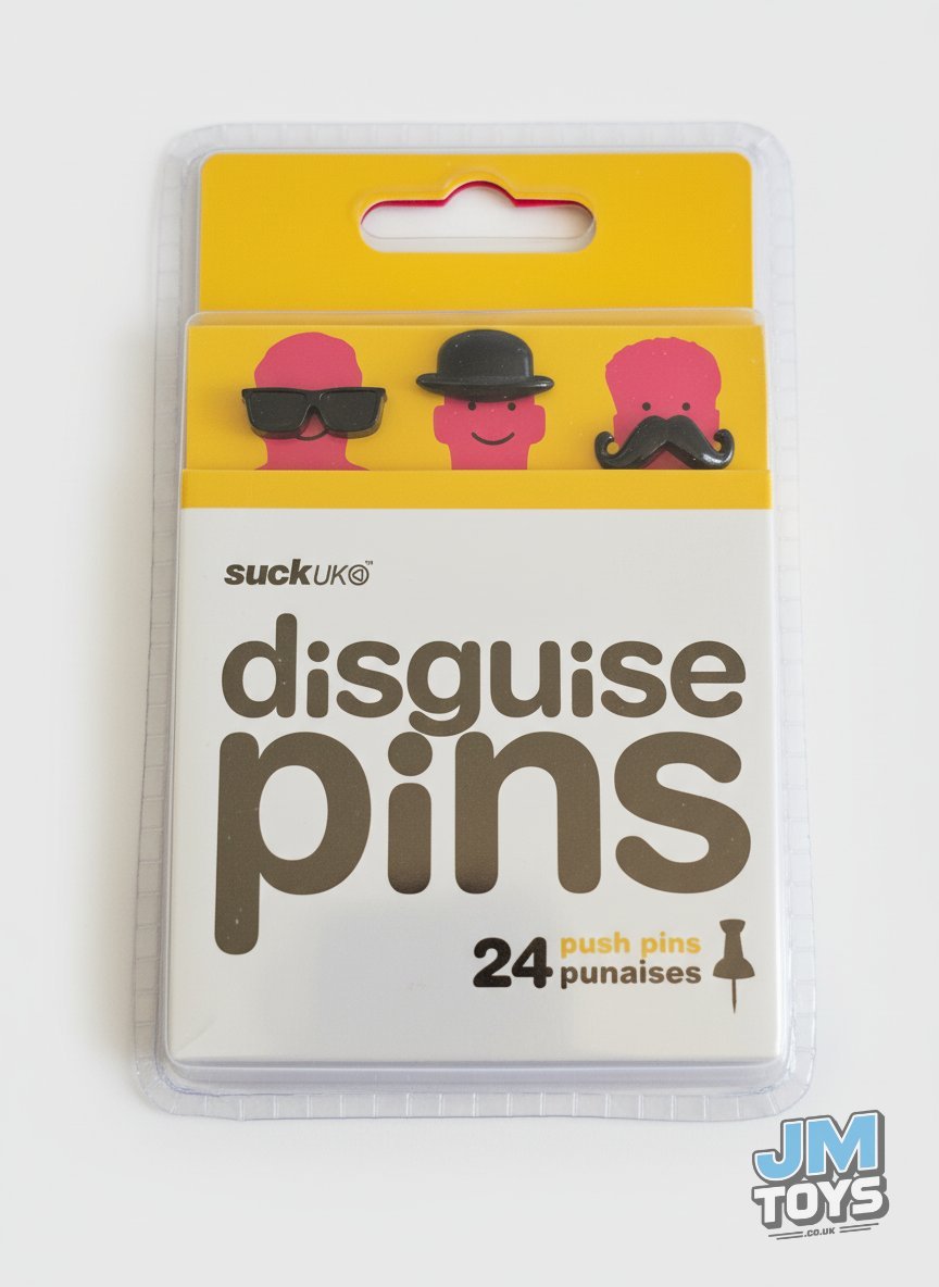 DISGUISE PINS | 24 x Push Pins | SuckUK