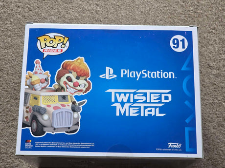 Slight Damaged Box | SWEET TOOTH & ICE CREAM TRUCK | PlayStation Twisted Metal | Funko Pop Rides #91