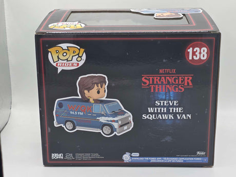 Damaged Box | STEVE WITH THE SQUAWK VAN | Stranger Things | Funko Rides #138