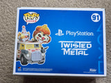 Slight Damaged Box | SWEET TOOTH & ICE CREAM TRUCK | PlayStation Twisted Metal | Funko Pop Rides #91