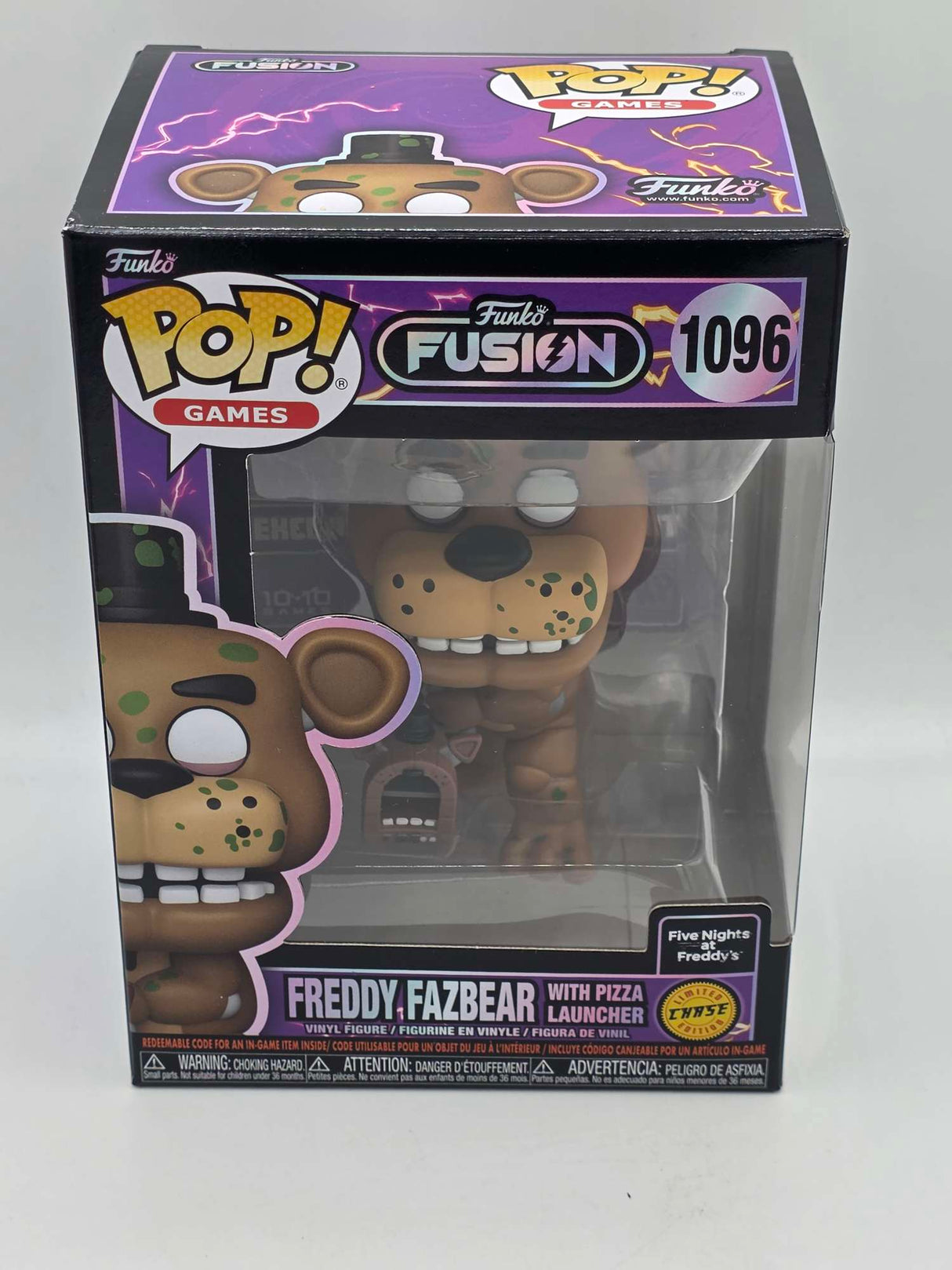 FREDDY FAZBEAR ZOMBIE (WITH PIZZA LAUNCHER) | Funko Fusion Pop Games #1096 | CHASE