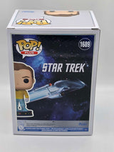 Slight Damaged Box | JAMES T. KIRK (TRANSPORTER) | Star Trek | Funko Pop Plus | Glitter #1689