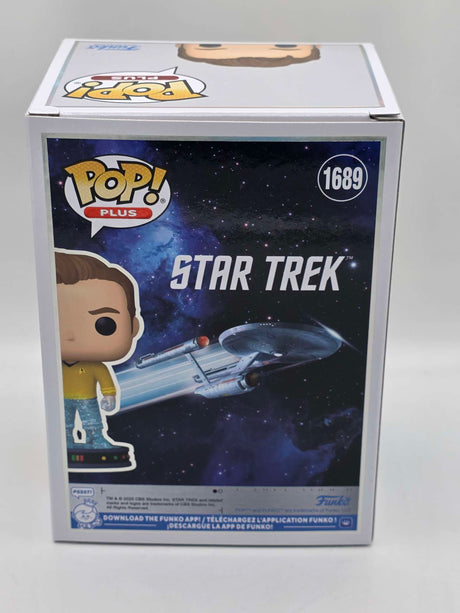 Slight Damaged Box | JAMES T. KIRK (TRANSPORTER) | Star Trek | Funko Pop Plus | Glitter #1689