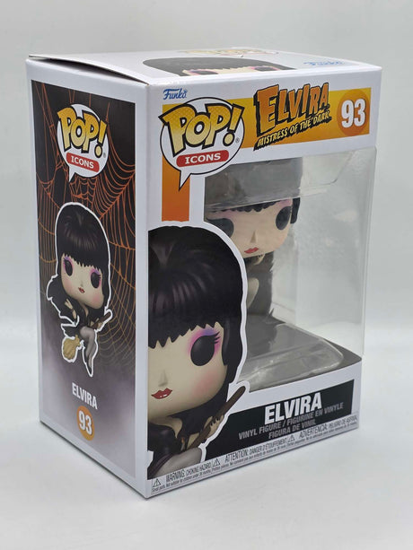 ELVIRA WITH BROOM | Elvira Mistress Of The Dark | Funko Pop Icons #93