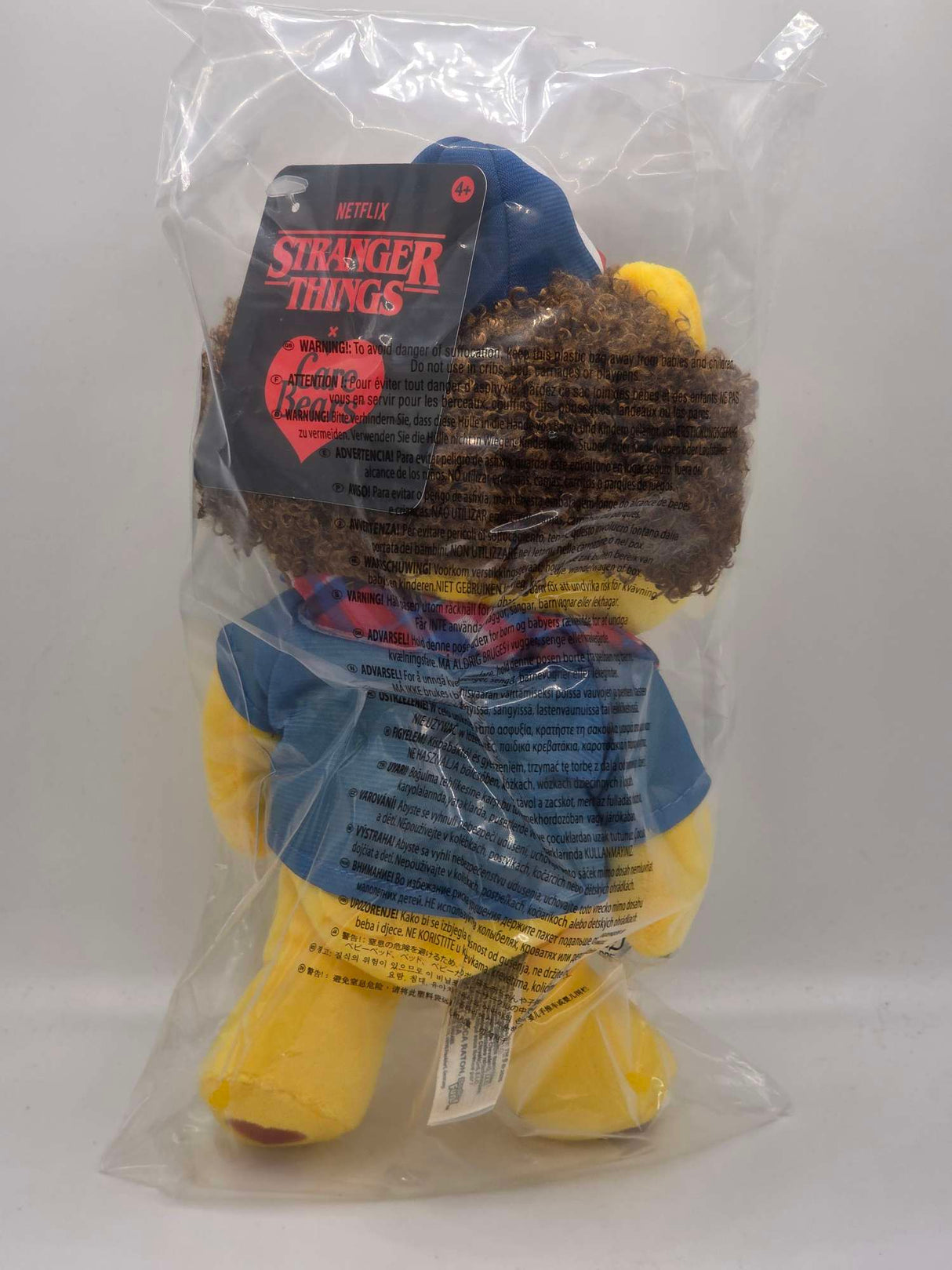 FUNSHINE BEAR AS DUSTIN | Stranger Things | Care Bears | 22cm Plush