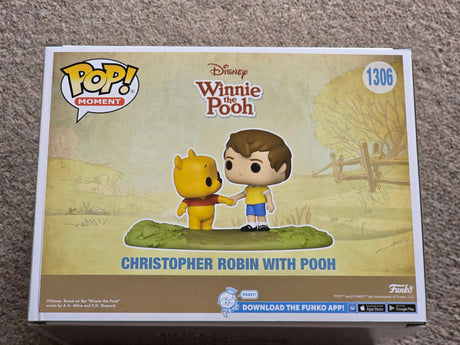 Slight Damaged Box | CHRISTOPHER ROBIN WITH POOH  Winnie the Pooh | Funko Pop Moment Disney #1306