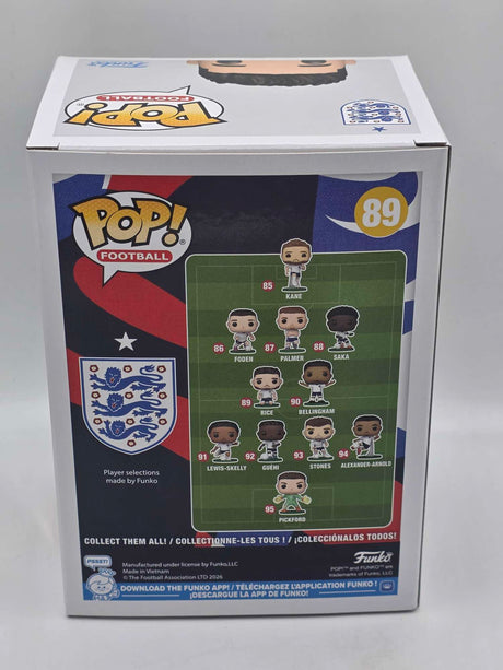 Funko Pop! Football England National Team DECLAN RICE Vinyl Figure #89
