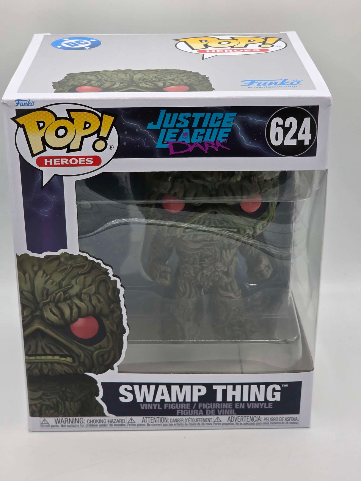 SLIGHT DAMAGED BOX | Funko Pop! Super Heroes Justice League Dark SWAMP THING 6 Inch #624