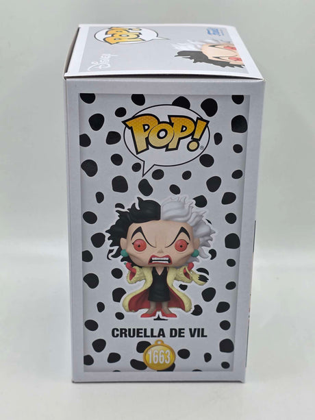 CRUELLA DE VIL | 101 DALMATIANS |  Funko Disney | CHASE #1663