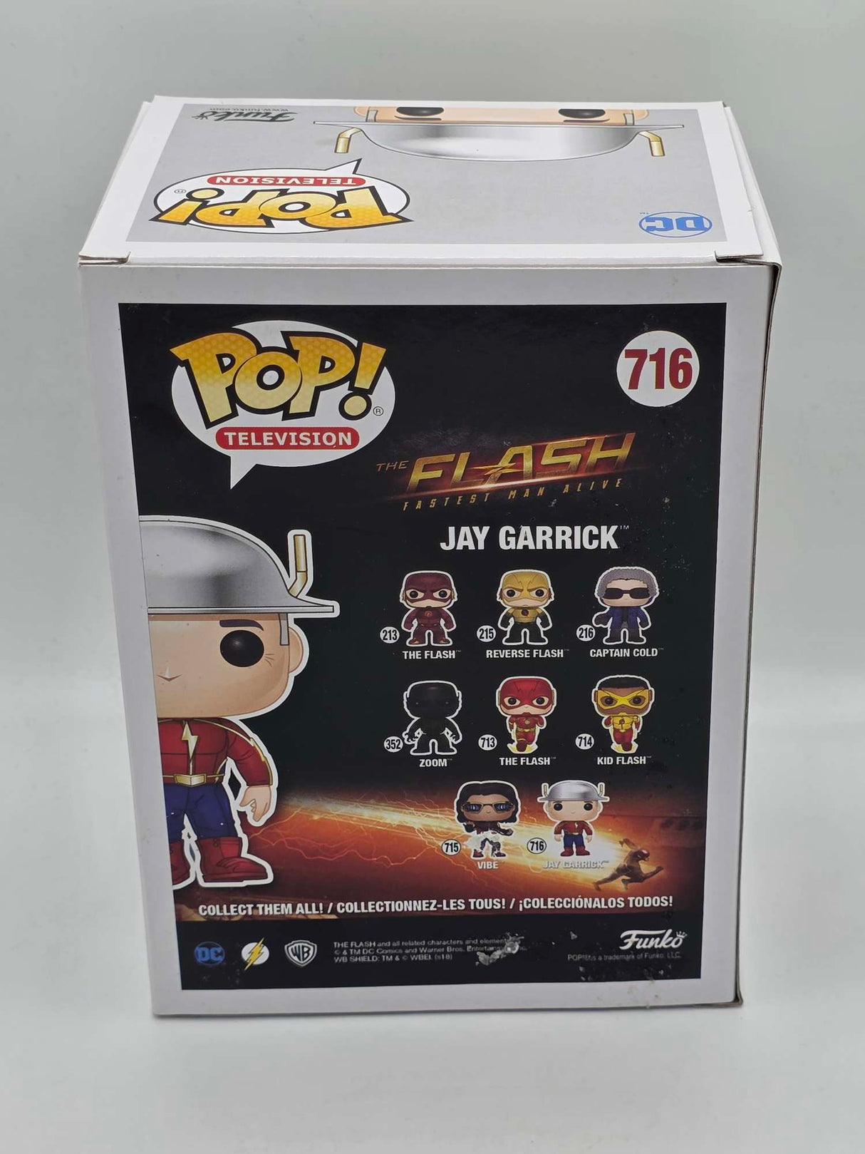 Damaged Box | JAY GARRICK  | Flash | Funko Pop Television #716