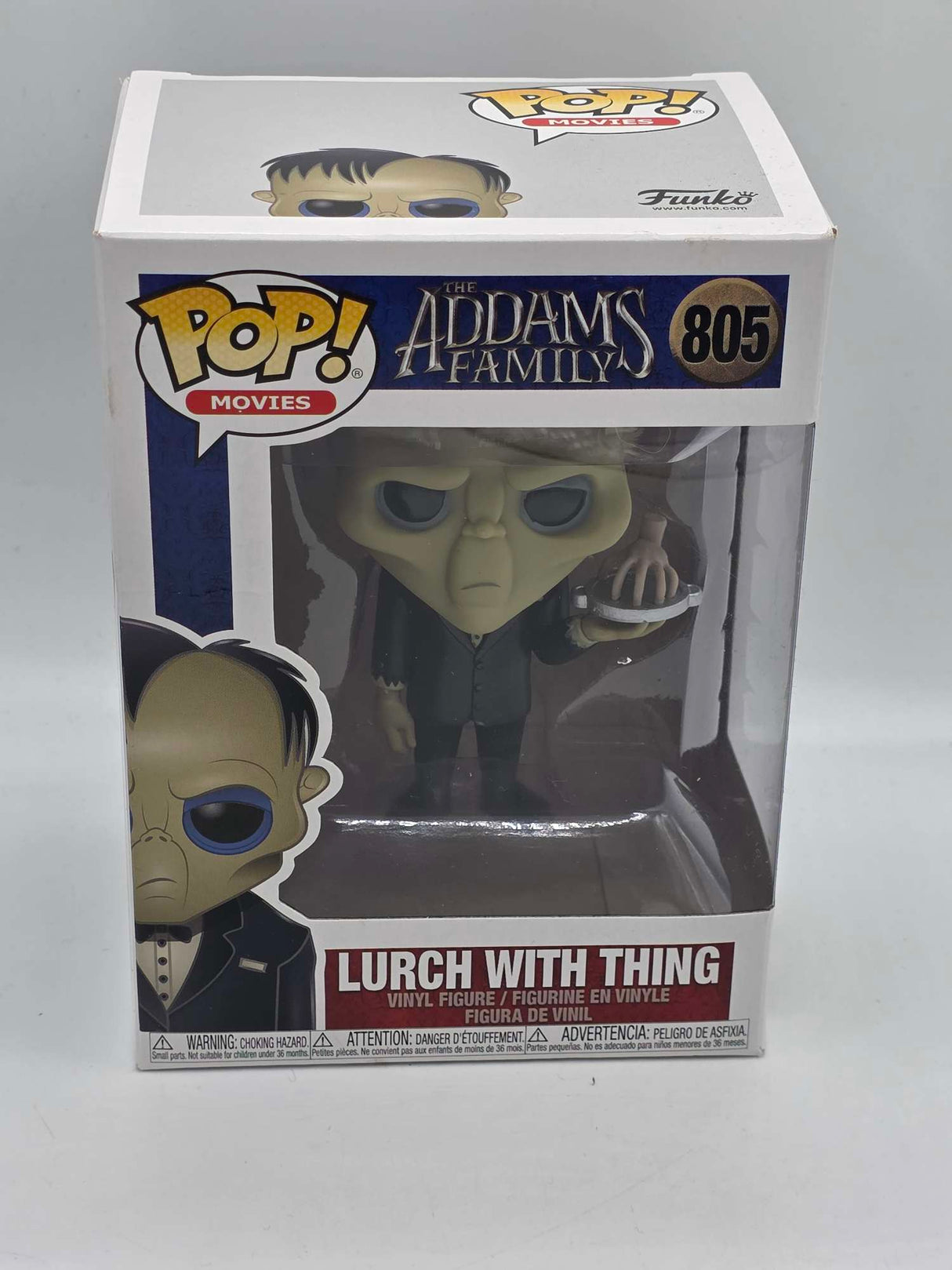 Slight Damaged Box | LURCH WITH THING | Addams Family | Funko Movies #805