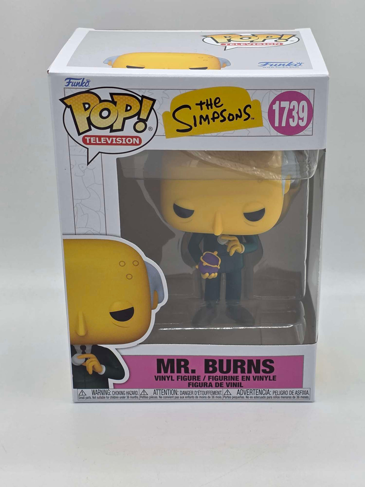 MR. BURNS WITH COIN PURSE | The Simpsons | Funko Pop Television #1739