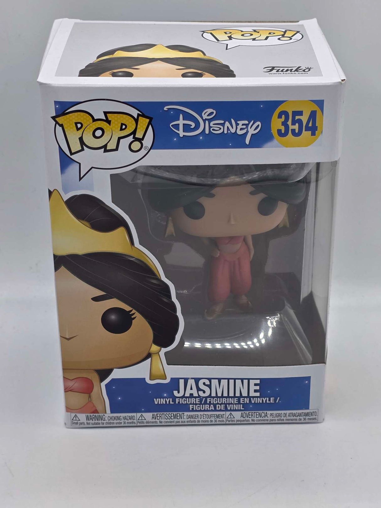 Damaged Box | JASMINE IN RED DRESS |  Aladdin | Funko Pop Disney #354