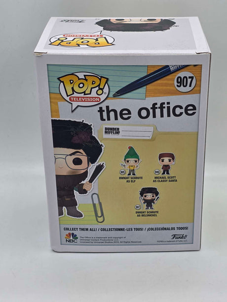 Slight Damaged Box | DWIGHT SCHRUTE (BELSNICKEL)  | The Office | Funko Pop Television #907