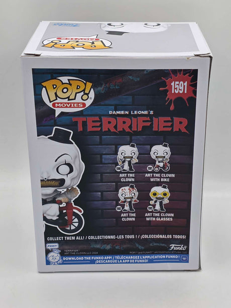 Slight Damaged Box | ART THE CLOWN WITH BIKE | Terrifier | Funko Pop Movies #1591