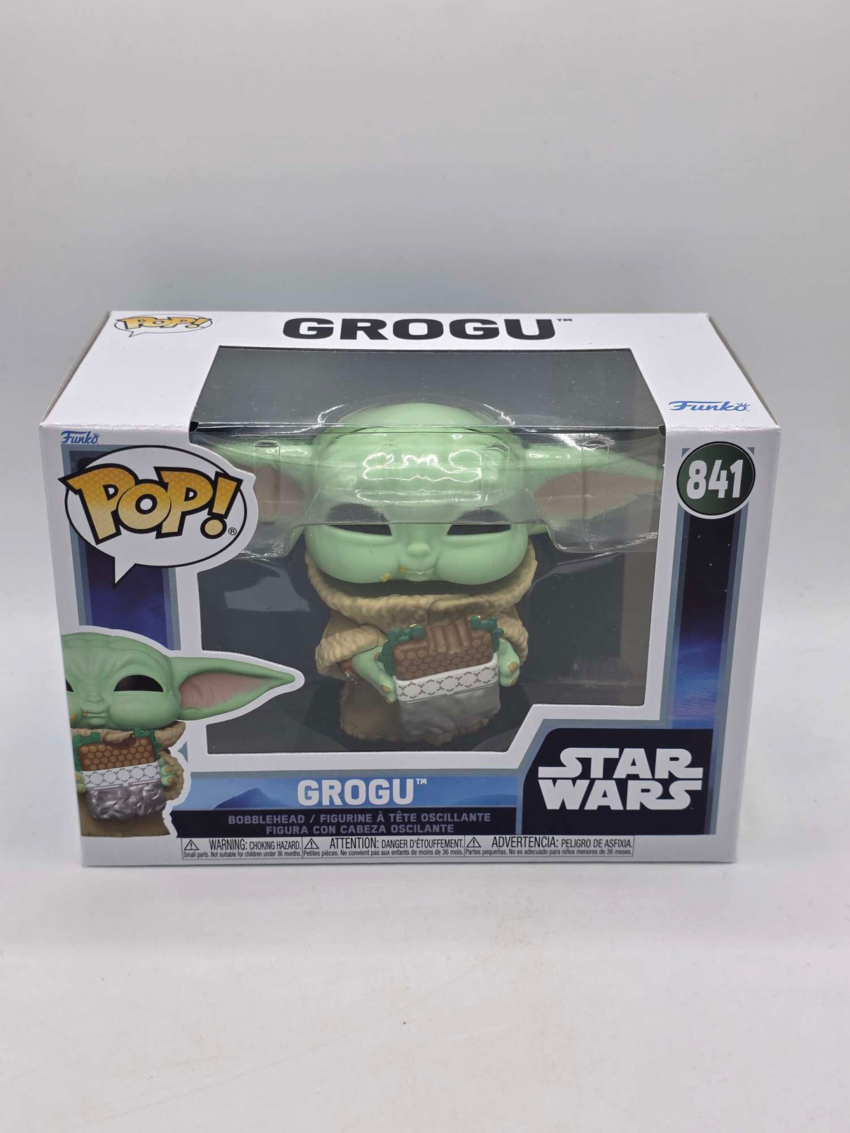 Slight Damaged Box | Funko Pop! Star Wars The Mandalorian GROGU WITH FOOD #841