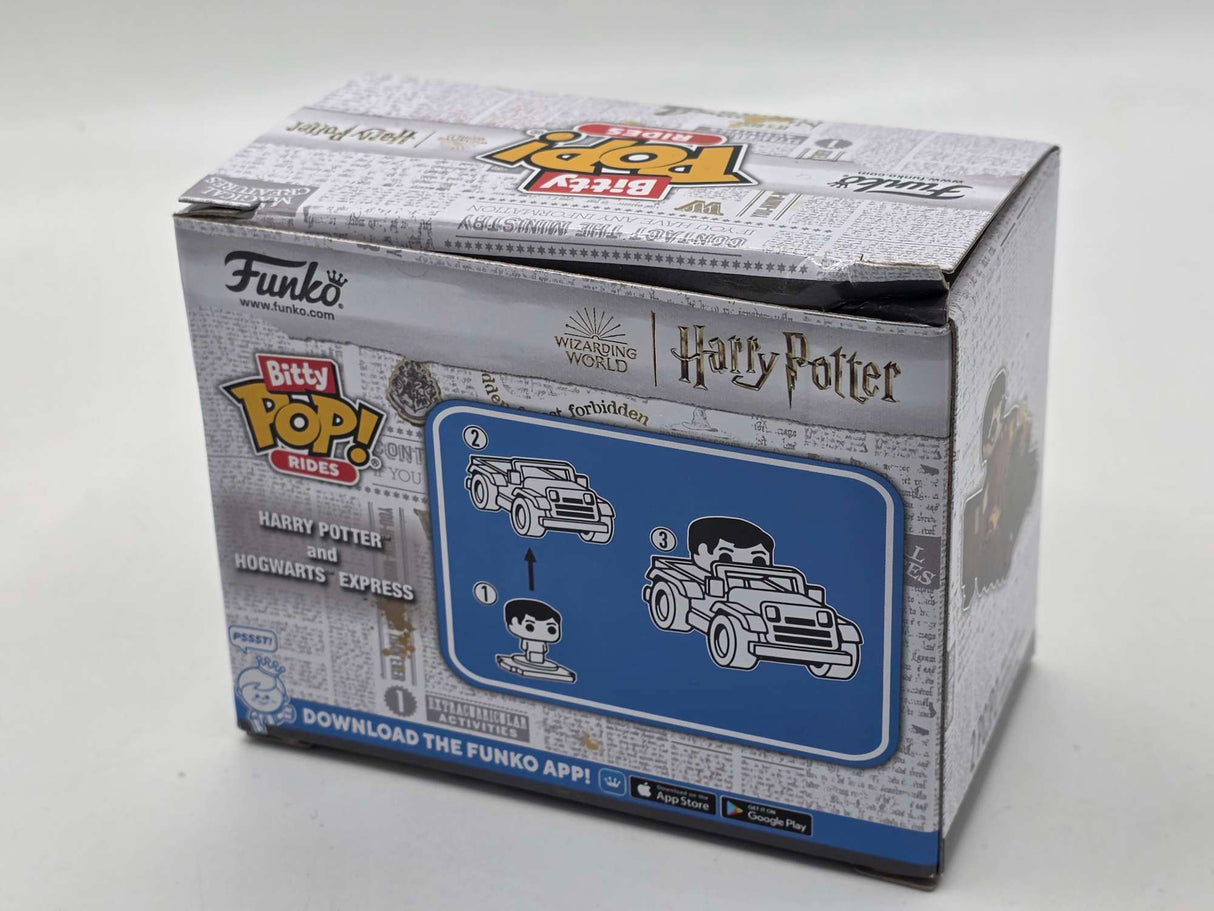 Damaged Box | HARRY POTTER AND HOGWARTS EXPRESS | Funko Bitty POP! Rides Harry Potter