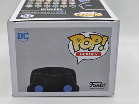 Damaged Box | AQUAMAN (SILHOUETTE) | DC Super Heroes | Funko Pop Heroes #16