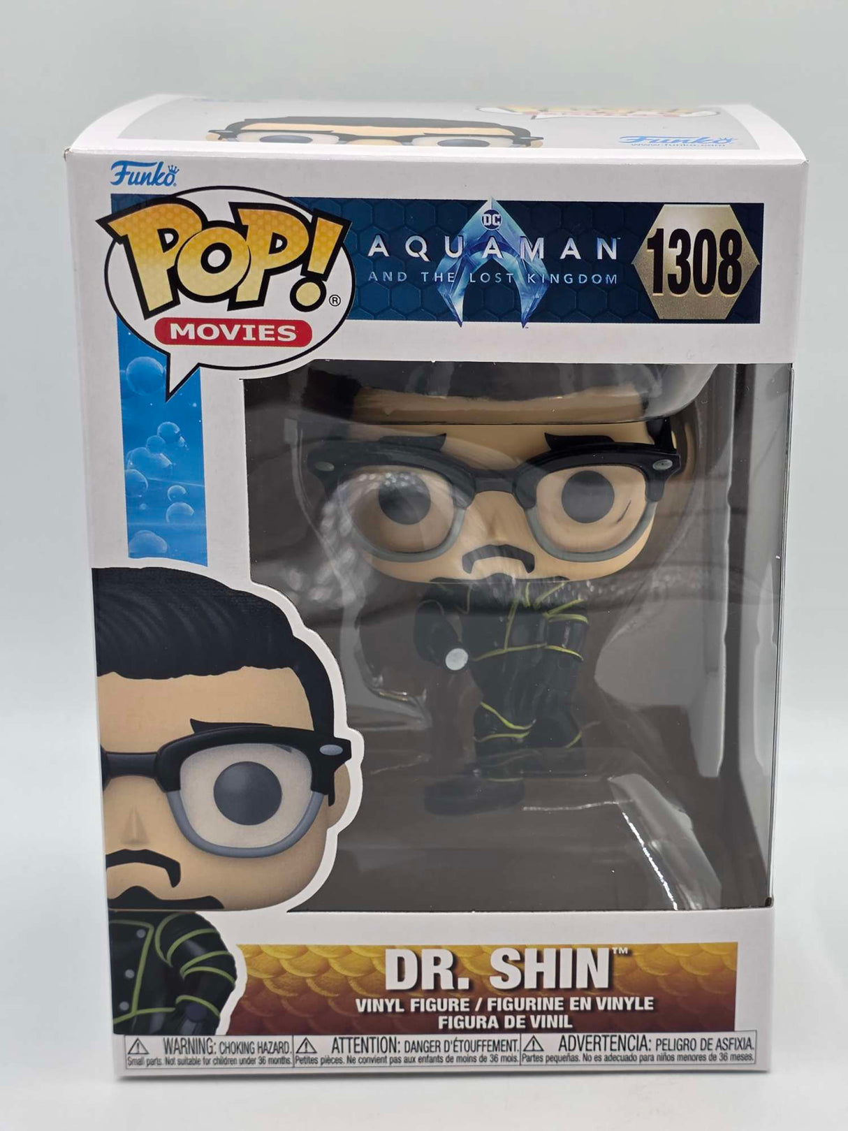 Slight Damaged Box | Dr. Shin | Aquaman | Funko Pop Movies #1308