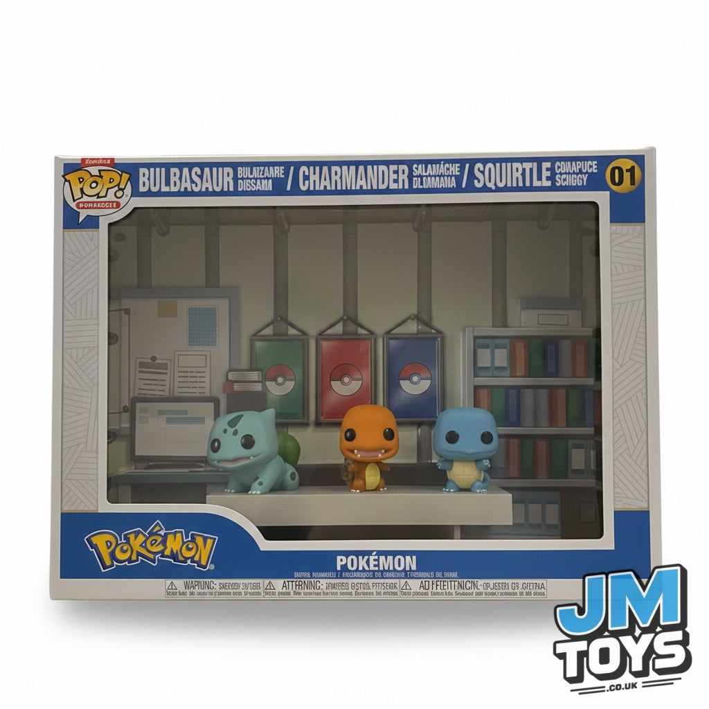 CHARMADER, BULBASAUR, SQUIRTLE | Pokemon 1996 | Funko Pop Moment Deluxet #01