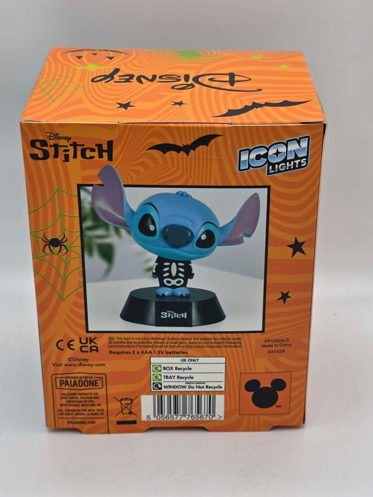 Paladone | STITCH SKELETON Icon Light | Disney Lilo & Stitch Officially Licensed