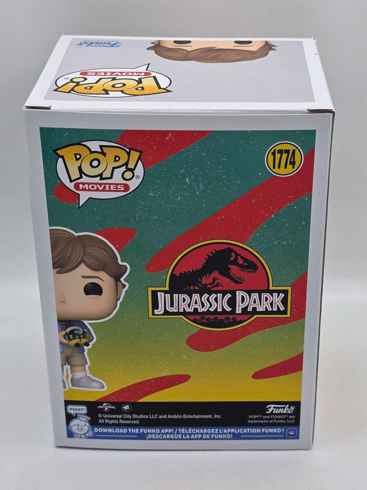 Slight Damaged Box | TIM MURPHY (WITH GOGGLES) | Jurassic Park | Funko Pop Movies #1774