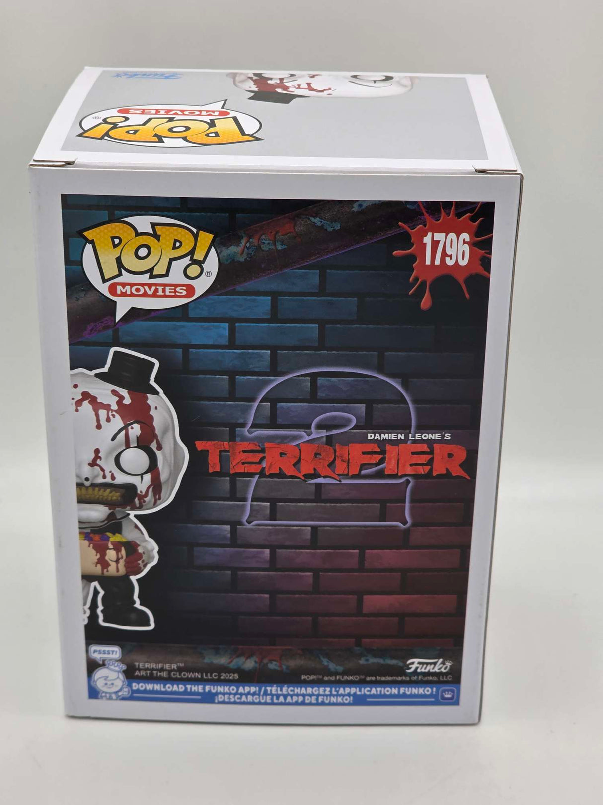 ART THE CLOWN (WITH DECAPITATED HEAD) | Terrifier 2 | Funko Pop Movies #1796