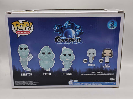 Slight Damaged Box | STRETCH / FATSO / STINKIE | Casper 30th Anniversary | Funko Movies | 3 Pack