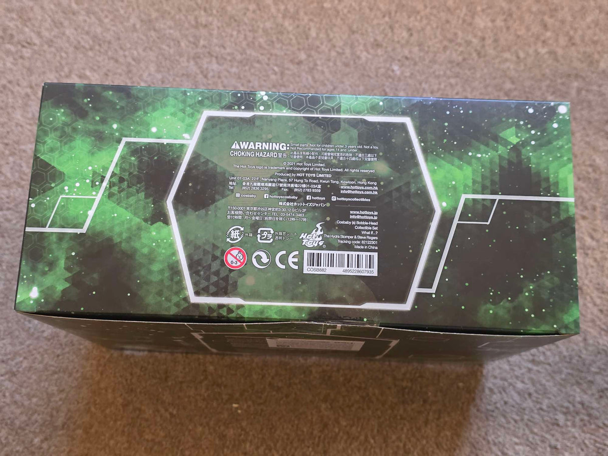 HYDRA STOMPER & STEVE ROGERS | What If? | Hot Toys Cosbaby (S) | Mini Figures 10 cm