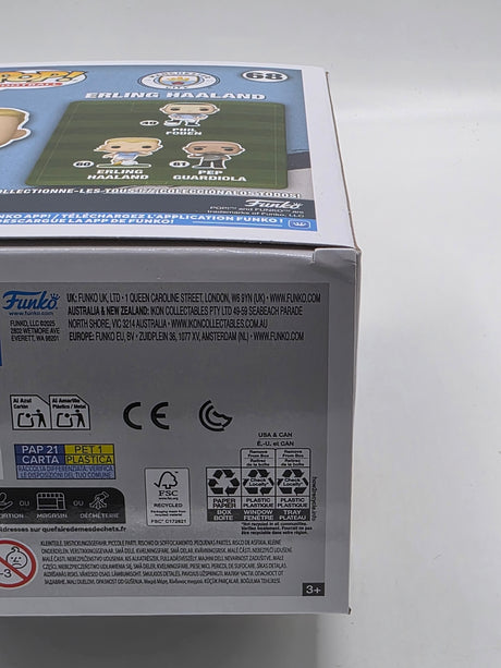 Funko Pop! Football: Manchester City - Erling Haaland #68 - Slight Box Damage