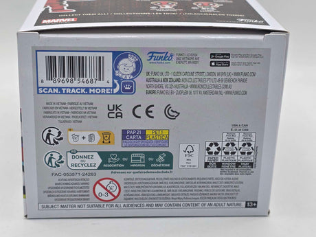 Damaged | DEADPOOL (BIRTHDAY GLASSES) | Funko Pop Marvel #783