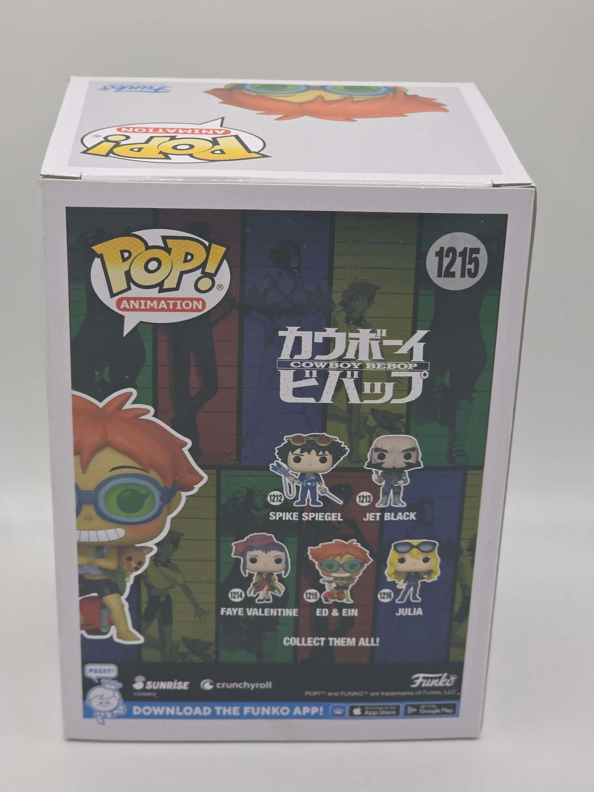Slight Damaged Box | ED & EIN (ON SCOOTER) | Cowboy Bebop | Funko Pop Animation #1215