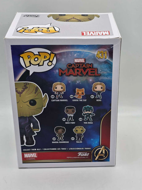 Damaged Box | TALOS | Captain Marvel | Funko Pop Marvel #431