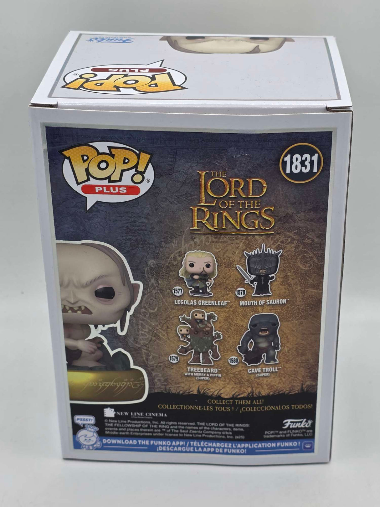 Slight Damaged Box | GOLLUM | Lord of The Rings | Funko Pop Plus | GLOW #1831
