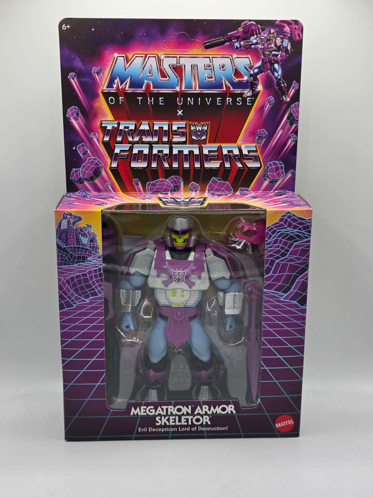 Masters of the Universe x Transformers Megatron Armor SKELETOR Action Figure by Mattel