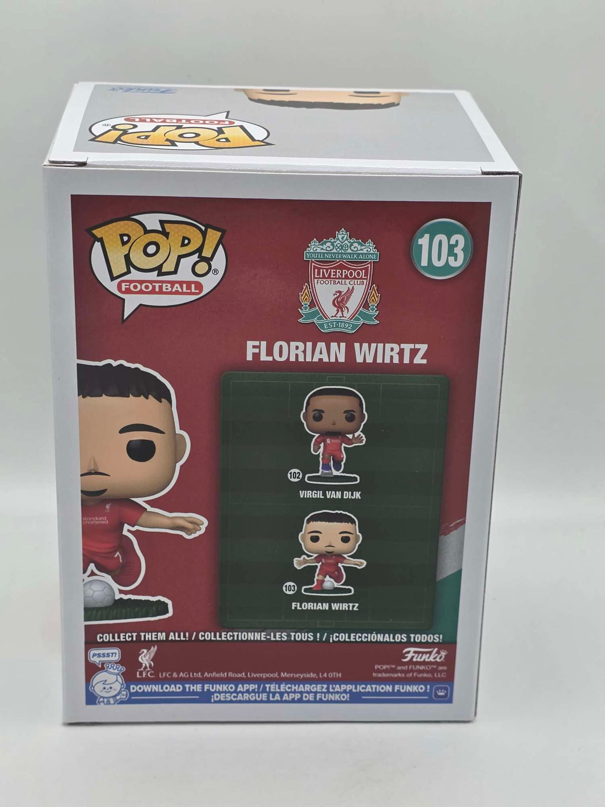FLORIAN WIRTZ | Liverpool | Funko Pop Football #103