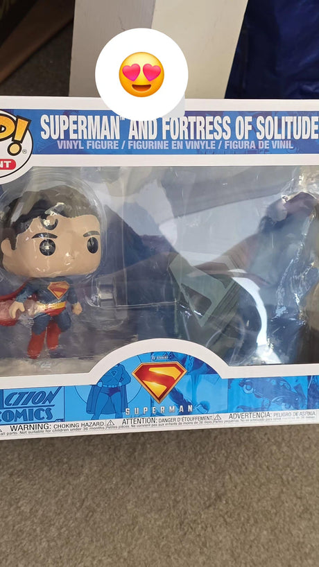 SUPERMAN AND THE FORTRESS OF SOLITUDE (2025) | Funko Pop Moment | 6 inch #582