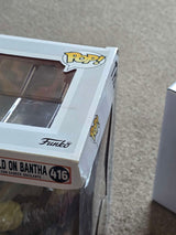 Damaged Box | THE MANDALORIAN AND THE CHILD ON BANTHA | Funko Pop Star Wars #416