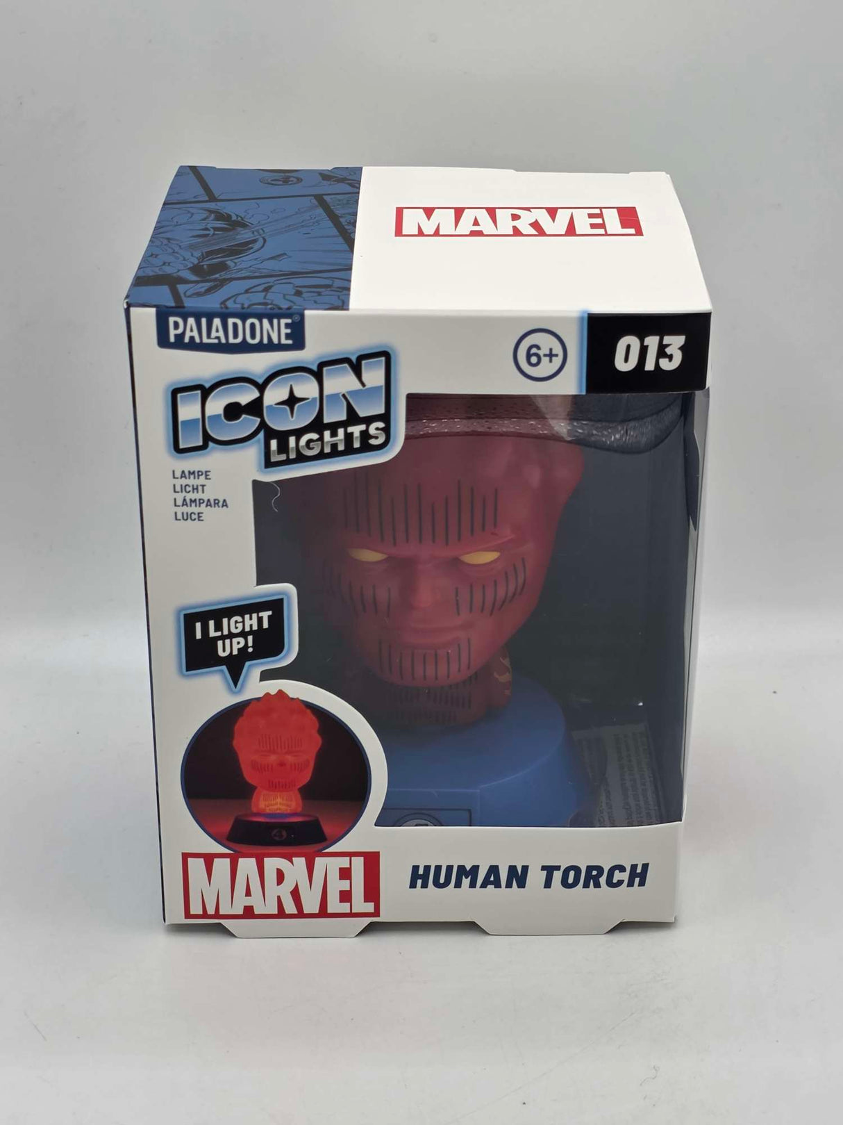 Paladone | Human Torch Icon Light | Marvel Fantastic Four  Officially Licensed