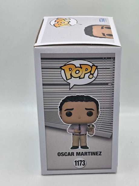 Slight Damaged Box | OSCAR MARTINEZ WITH SCARECROW DOLL | The Office | Funko Pop Television #1173