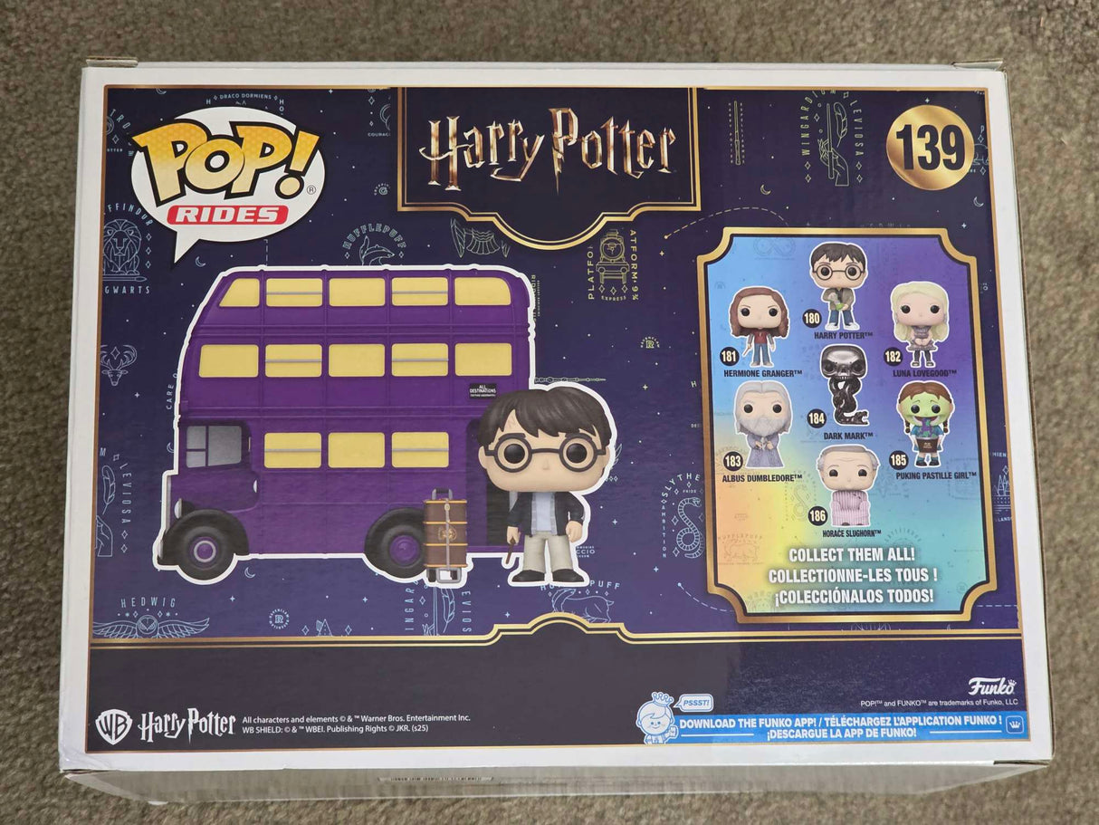 Damaged Box | HARRY POTTER WITH KNIGHT BUS | Funko Pop Rides Super Deluxe #139