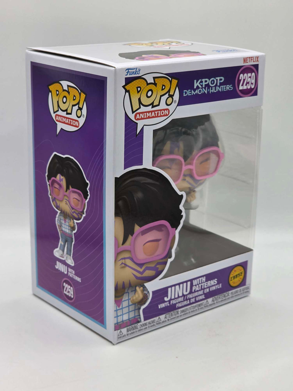 Funko Pop! Animation K-Pop: Demon Hunters JINU WITH PATTERNS #2259 (Chase Edition)