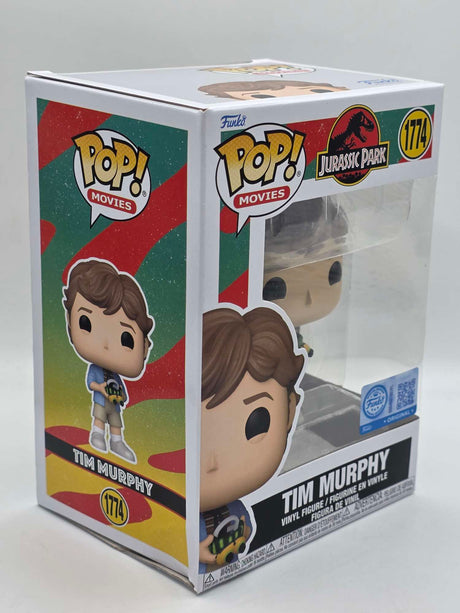 Slight Damaged Box | TIM MURPHY (WITH GOGGLES) | Jurassic Park | Funko Pop Movies #1774