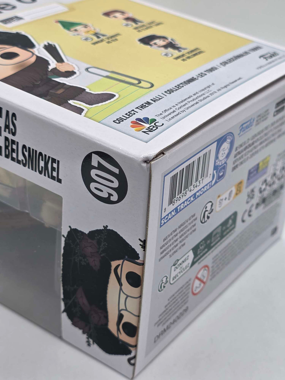 Slight Damaged Box | DWIGHT SCHRUTE (BELSNICKEL)  | The Office | Funko Pop Television #907